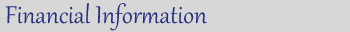 Financial Information